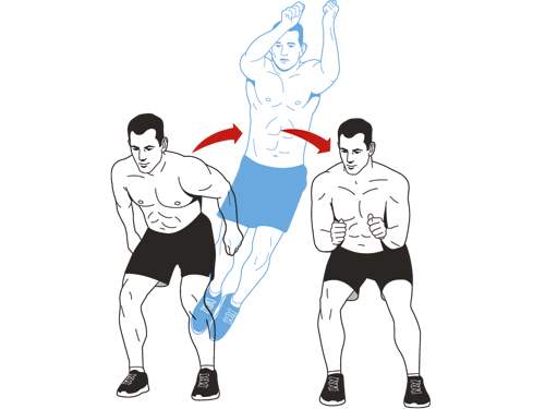 lateral jump squat sports